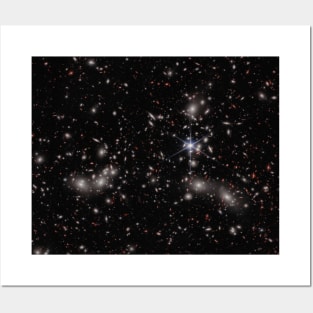 NASA’s James Webb Space Telescope Pandora's Cluster NIRCam Image Posters and Art